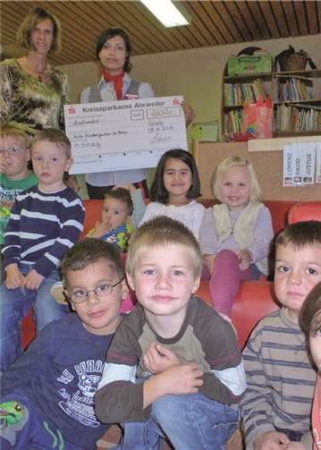 Die Kindertagesstätte St. Peter in Sinzig durfte sich über eine Spende von 420 Euro freuen.privat