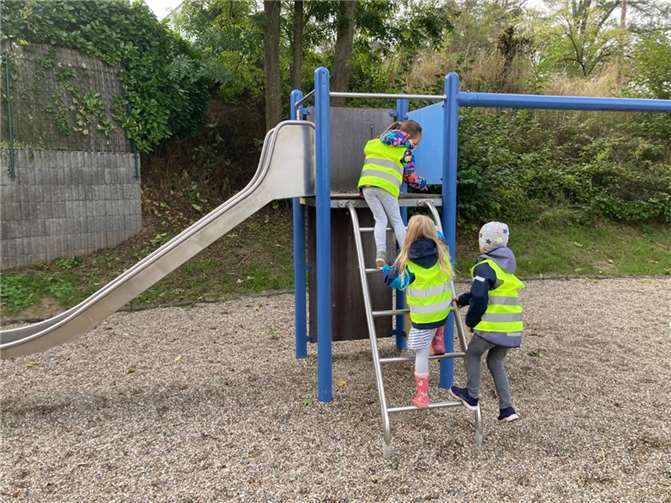 Die Kindertagesstätte nahm am landesweiten Bewegungstag teil.