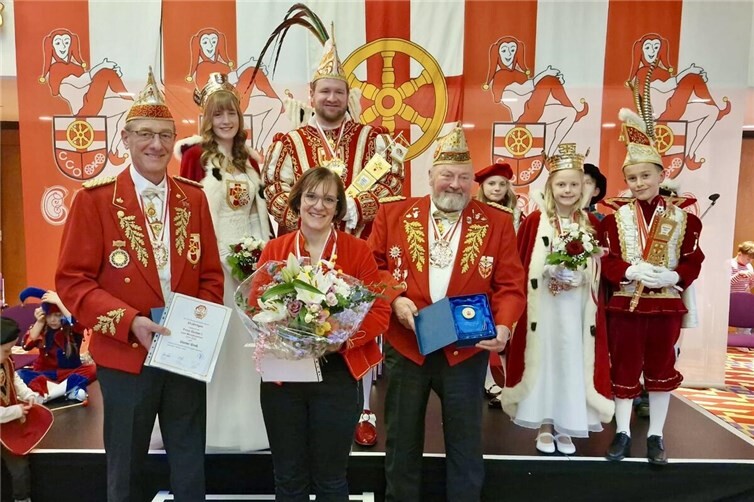 Die Kindertollitätenproklamation bot einen schönen Rahmen für die Ehrungen.Foto: Wolfgang Nagel