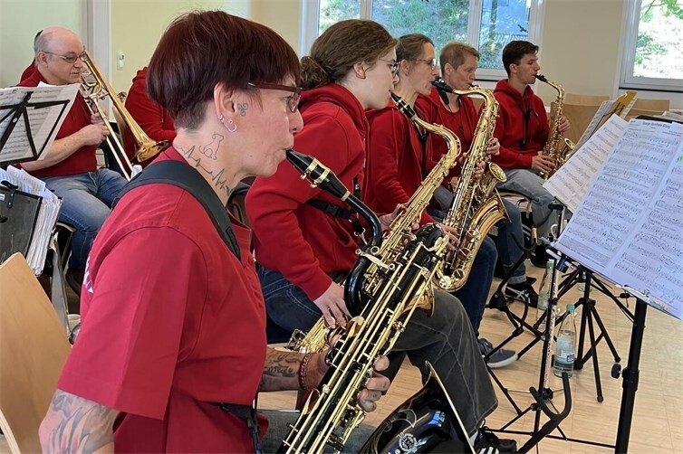 Die Kirchdauner bereiteten sich auf das Konzert am 24. Oktober vor.
