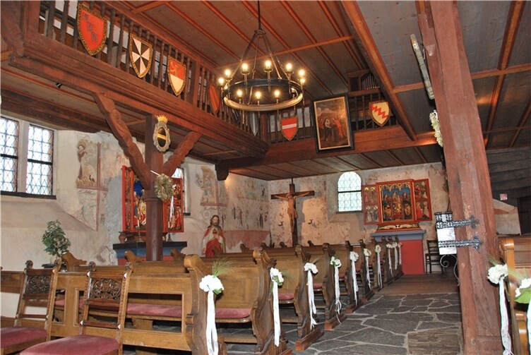Die Kirche von innen.