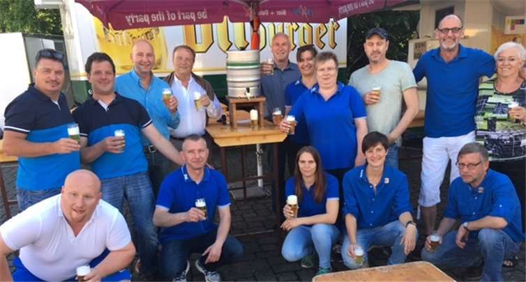 Die Kirmesfreunde feierten das diesjährige Volksfest unter dem Motto „Klein, aber fein“.privat