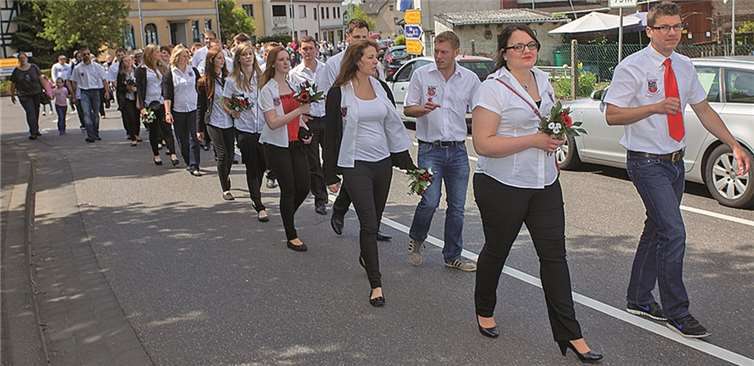 Die Kirmesgesellschaft Kleinmaischeid. -WT-