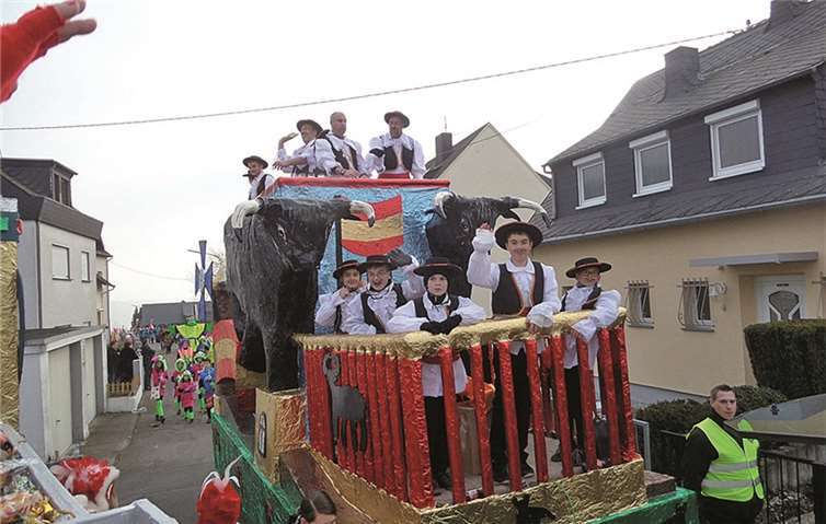 Die Kirmesgesellschaft war in diesem Jahr als Spanier unterwegs.