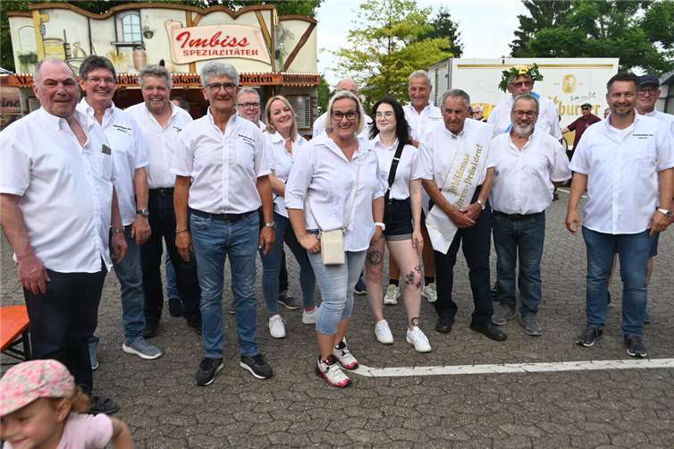 Die Kirmesjungen hatten sich wieder mal mächtig ins Zeug gelegt.