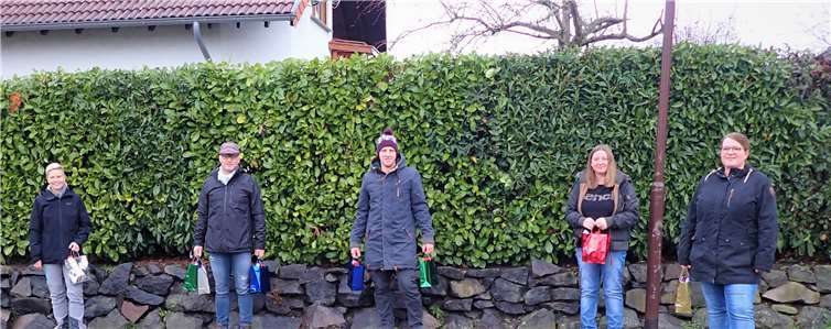 Die „Kirschbäumer“ waren unterwegs in Oberlützingen. Foto: privat