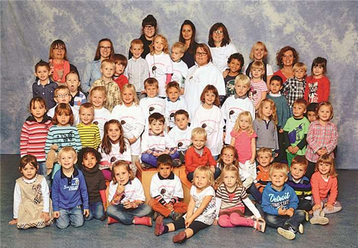 Die Kita-Kinder hatten im Vorfeld fleißig für das anstehende Konzert geprobt. privat