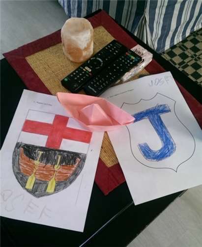 Die Kita hat zu, also wird zuhause spielerisch gelernt. Foto: privat