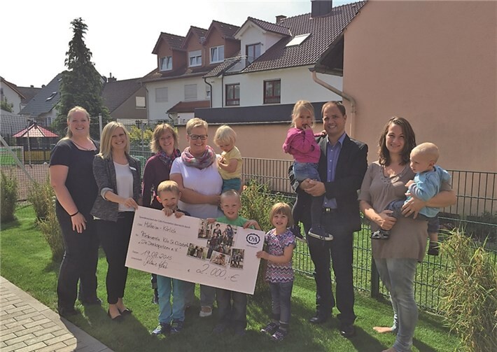 Die Kita in St. Sebastian freut sich über die Spende von C&A im Rahmen der "Back to School"-Kampagne. privat
