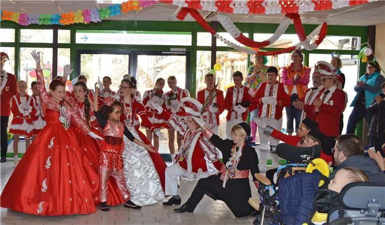Die Kita wurde in Karnevalsstimmung versetzt.Fotos: privat