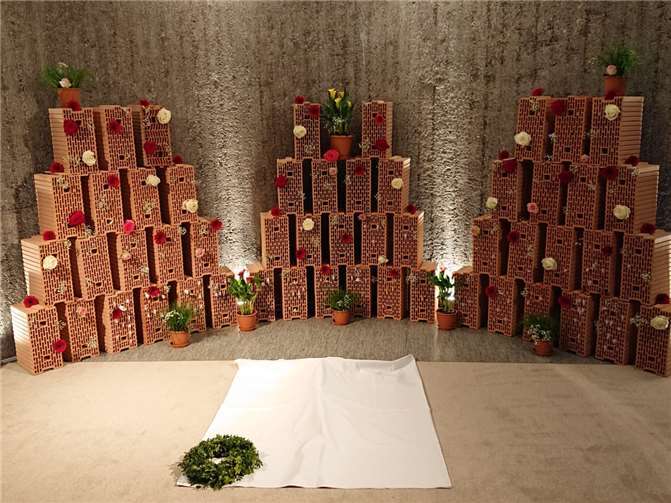 Die Klagemauer im AWO Seniorenzentrum. Fotos: privat