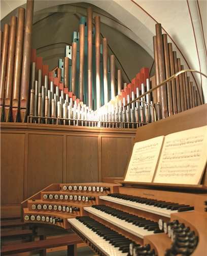 Die Klais-Orgel in der katholischen Medardus-Kirche.privat