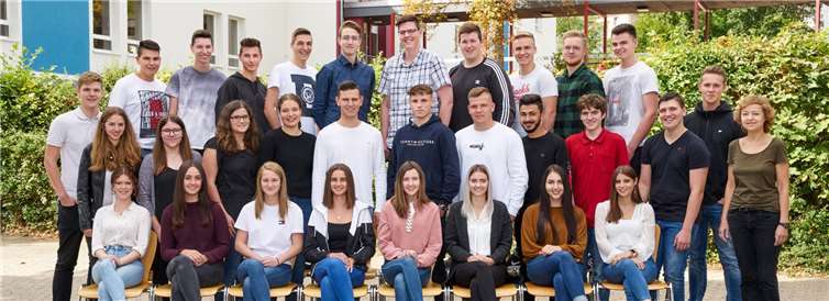 Die Klasse 12 a (hier im September 2019) hat es geschafft! Fotos: Privat