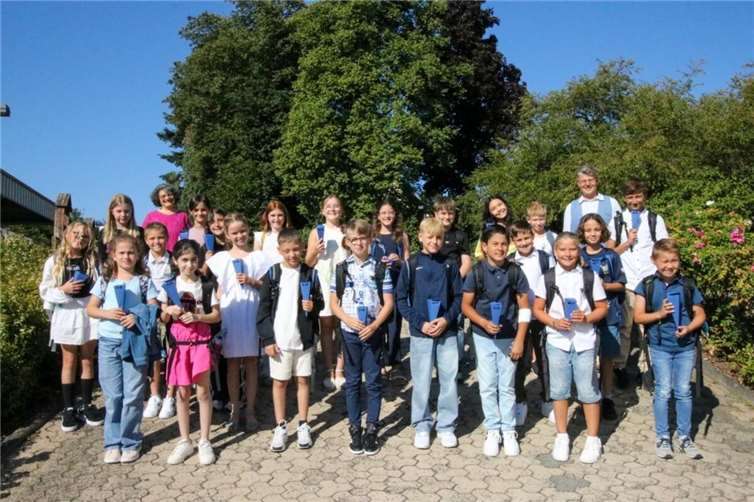 Einschulung am GiK Die Klasse 1b.