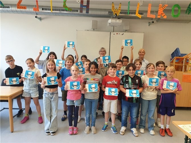 Die Klasse 3b.  Fotos: privat