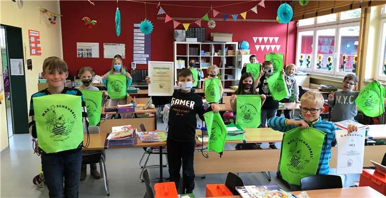 Die Klasse 4 konnte sich über eine extra Überraschung freuen. Foto: privat