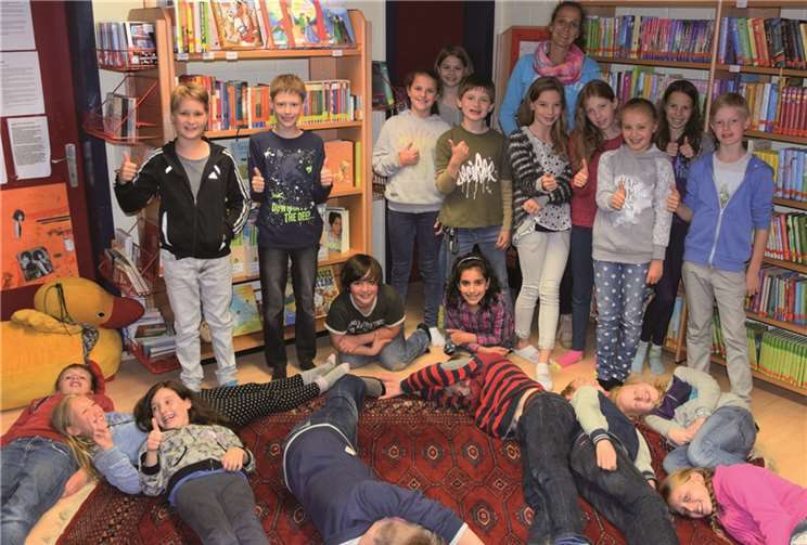 Die Klasse 4 schenkte ein „menschliches KÖB“ zum Abschied.E. Granow