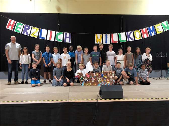 Die Klasse 5a.  Fotos: Kurfürst-Balduin-Realschule plus, Fachoberschule Kaisersesch
