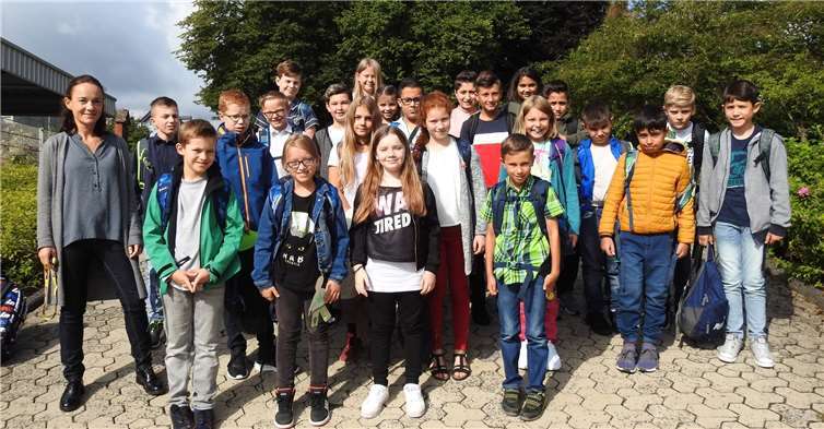 Die Klasse 5a. Fotos: privat