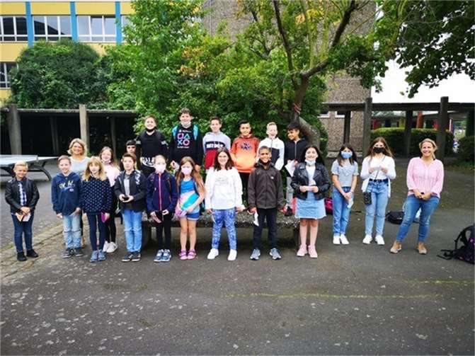 Die Klasse 5a. Fotos: privat