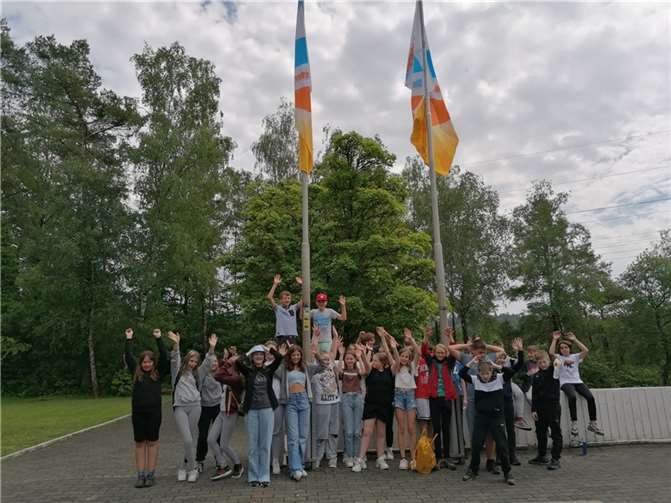 Die Klasse 6c hatte viel Spaß auf der Klassenfahrt.  Foto: IGS Maifeld