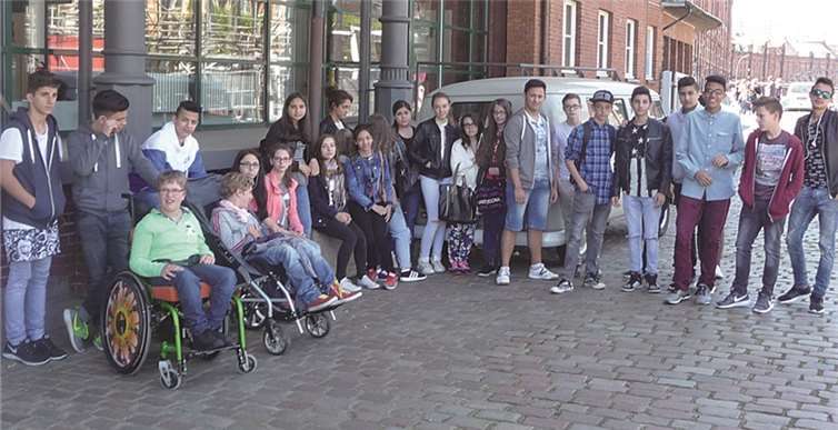 Die Klasse 8b erlebte schöne Tage in Hamburg. privat