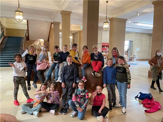 Die Klassen 2 - 4 der Gemeinschaftsgrundschule Meckenheim-Merl besuchten das Museum König.  Foto: privat