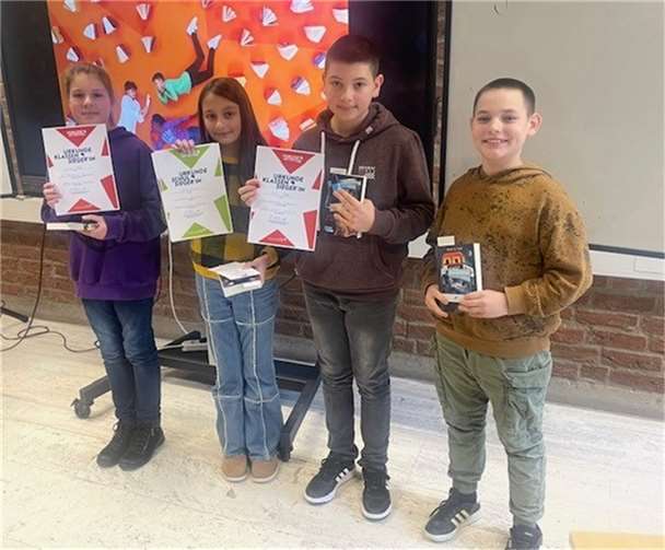 Die Klassensieger des Lesewettbewerbes.  Foto: privat