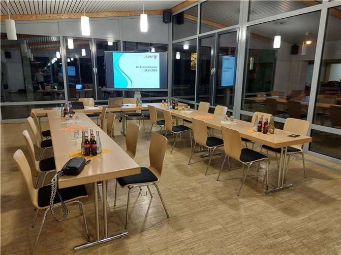 Die Klausurtagung fand im Mehrzweckraum der Gemeinde statt. Quelle: CDU Kaltenengers