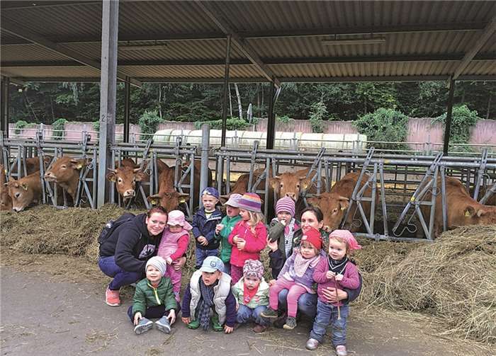 Die „Kleckerbande“-Kinder verbrachten gemeinsam einen tollen und spannenden Vormittag. privat