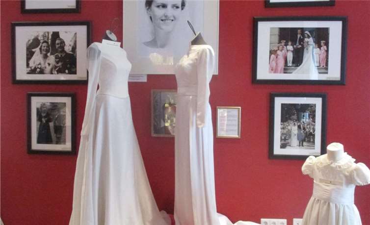 Die Kleider der Prinzessinnen des Hauses Sayn-Wittgenstein.Privat