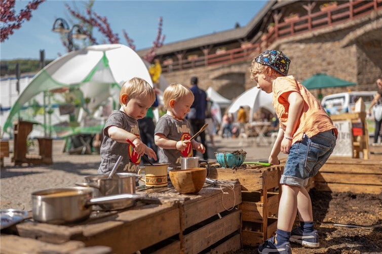 Die Kleinsten erwartete jede Menge Matschspaß. 