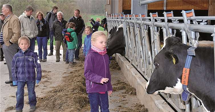 Die Kleinsten interessieren sich sehr für die „großen Tiere“. NABU Archiv