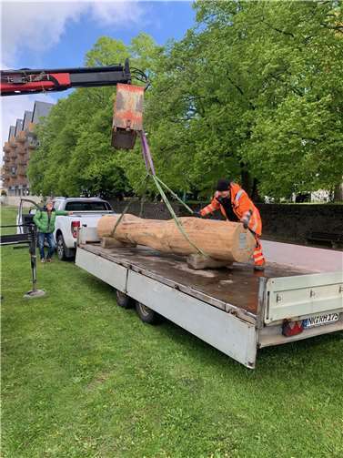 Die Klimabänke wurden als „Wanderausstellung“ bis zum Herbst in Linz am Rheinufer vor dem Haus Bucheneck aufgestellt.