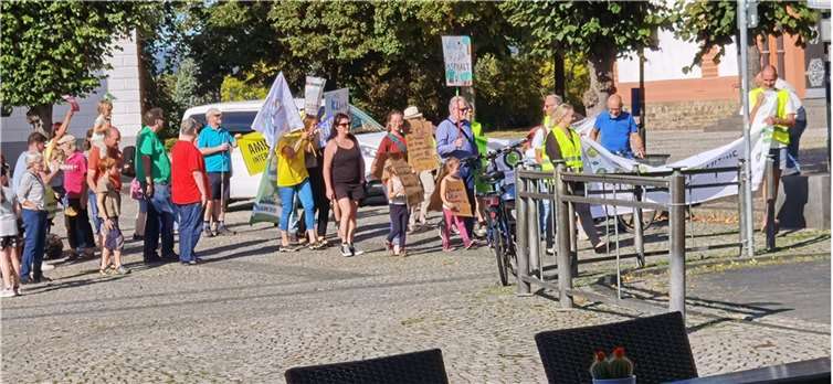 Die Klimademo gehörte beim Aktionstag dazu.  Foto: BL