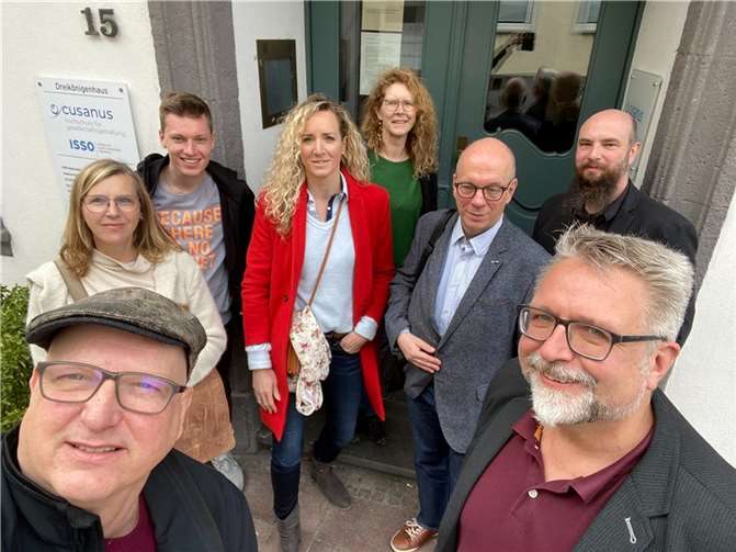 Die Koblenzer Grünen an der Cusanus-Hochschule. Foto: privat