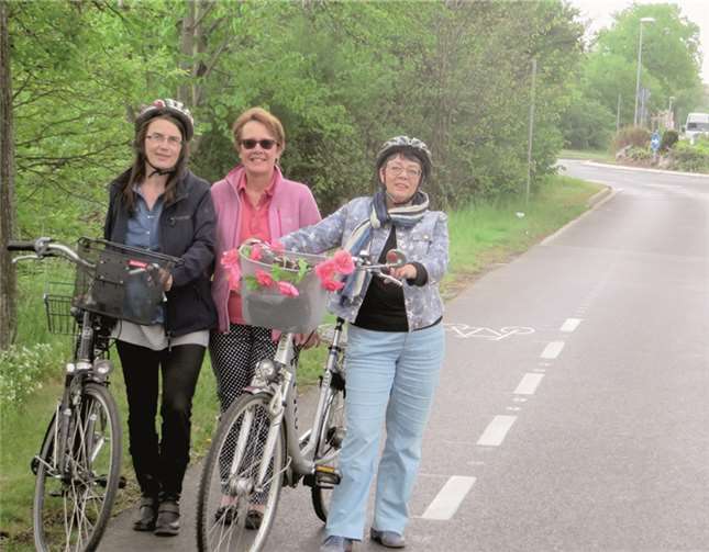 Die Koblenzer Straße hat nun einen Radstreifen. Er gibt Radfahrern ein sicheres Gefühl. privat