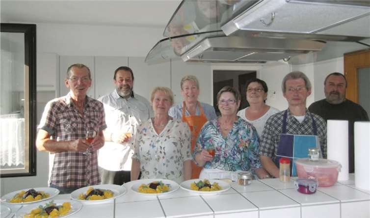 Die Koch-Crew nach getaner Arbeit.privat
