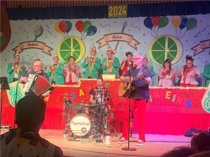 Die Kölschband „Spontan“.