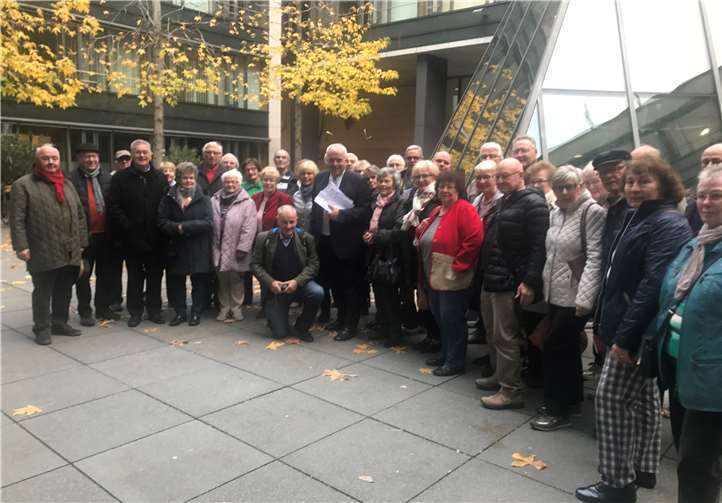 Die Kolpingfamilien aus Sinzig und Remagen zu Besuch in Mainz. Privat
