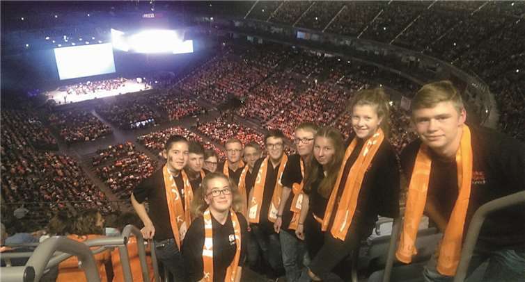 Die Kolpingjugend feierte in der Lanxessarena.