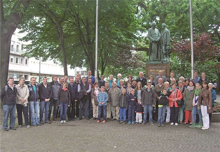 Die Kolpingsfamilie Dernau beim Ganztagesausflug in Köln.Privat