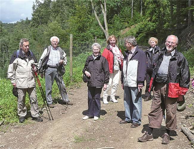 Die Kolpingwandergruppe. privat