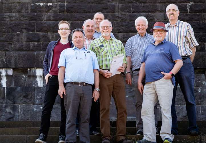 Die Kommunalpolitiker der Kreis-FWG informierten sich vor Ort über die Situation des Friedensmuseums.Foto: Christoph Geron