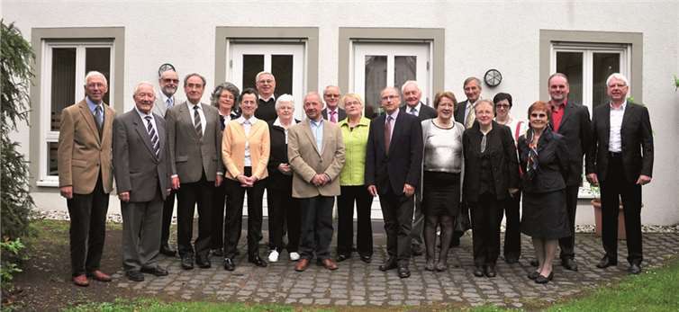 Die Kommunionjubilare der Pfarrei St. Marien gedachten ihrer eigenen Kommunionfeier.