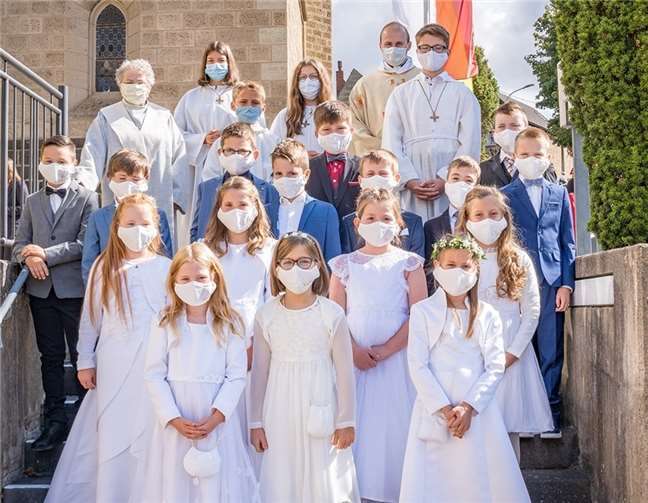 Die Kommunionkinder der Pfarrei Kempenich und Weibern. Foto: privat