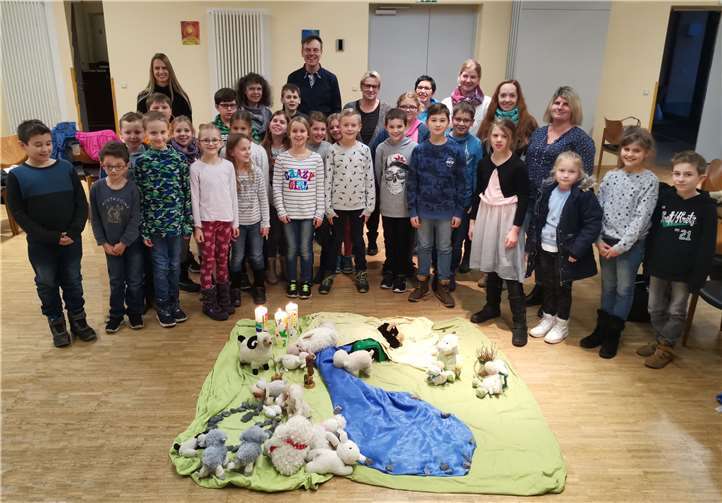 Die Kommunionkinder fragten sich, wie sie selbst reagieren Foto: Jenny Berll