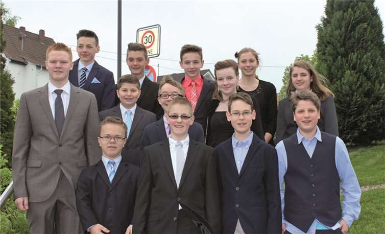 Die Konfirmanden von St. Katharinenprivat