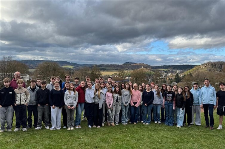 Die Konfirmandinnen und Konfirmanden bei der Konfirmantenfreizeit.