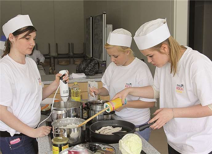 Die Konzentration bei den jungen Köchinnen hat sich geloht.privat